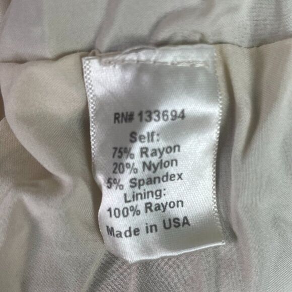 Paper Crown Maternity Short Sleeve Peplum Hem Short Sleeve Sheath Dress XL - Picture 8 of 8